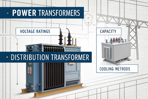 Power vs distribution transformer specs Comparison of power and distribution transformer specifications
