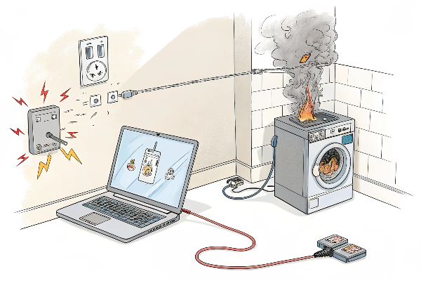 damaged appliance from incorrect voltage