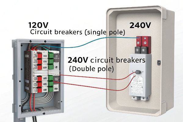 [electrical panel](https://www.nyserda.ny.gov/Featured-Stories/All-About-Home-Electrical-Panels) showing 240V circuit breakers