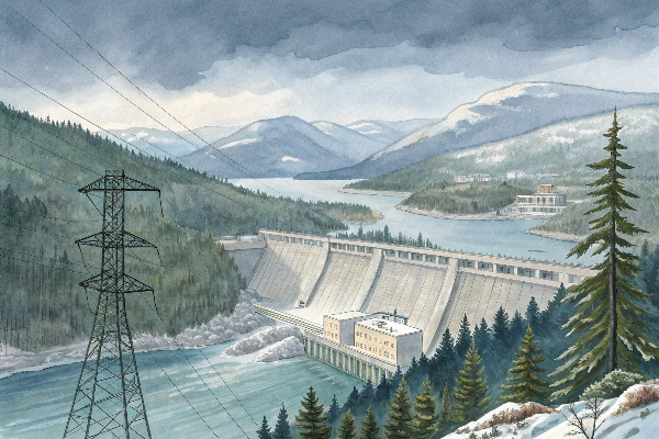 Quebec Hydroelectric Power System Hydroelectric power transmission system in Quebec