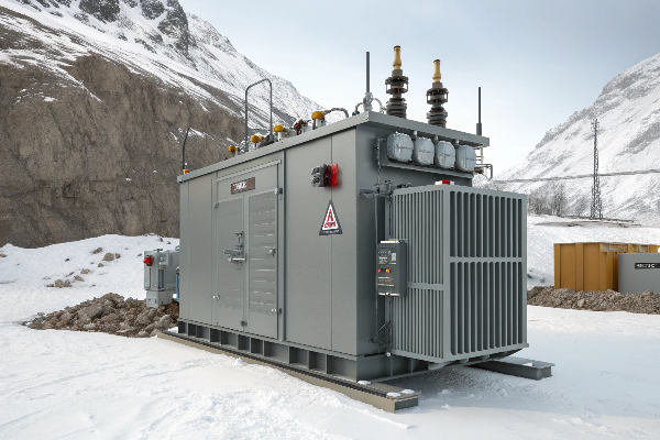 Mining transformer with rugged enclosure