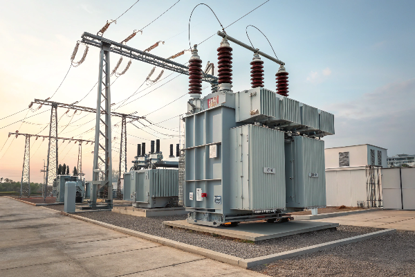 transformer stepping up voltage