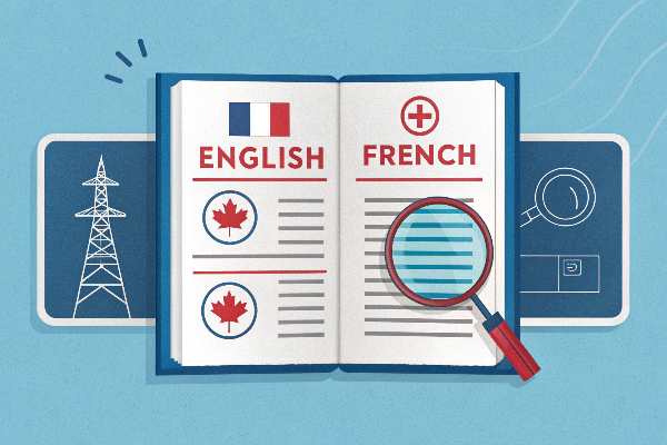 Canadian language regulations document