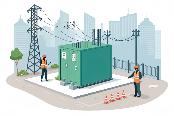 urban transformer installation