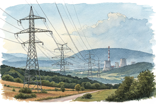 high voltage power lines