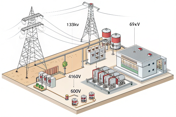 Mine power distribution system