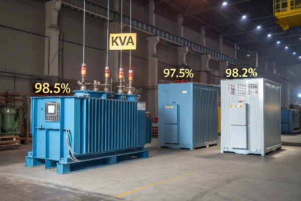 minimum transformer efficiency chart