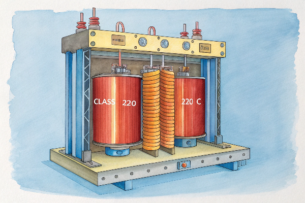 Class 220 transformer insulation system