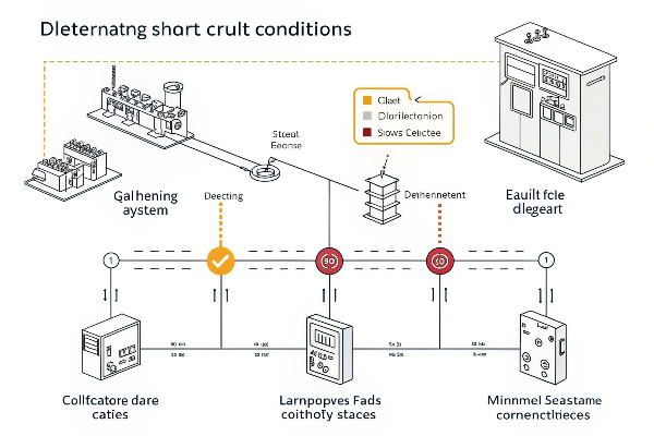 Short circuit determination workflow alt with short circuit determination process