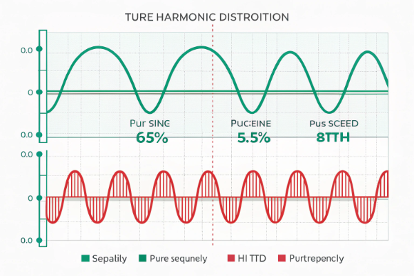 graph showing THD measurements