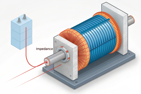 Transformer impedance diagram showing internal components transformer impedance basics