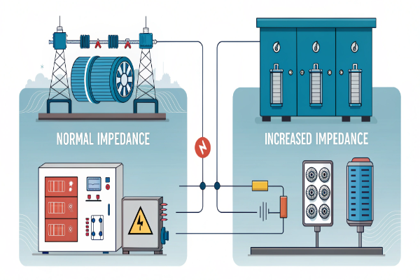 Comparison of system performance with different impedance levels increased impedance effects